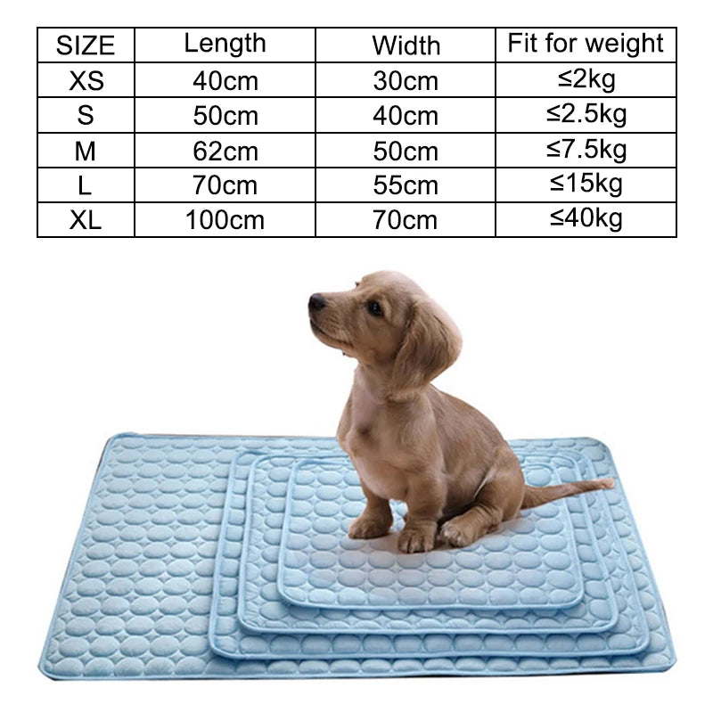 ❄️ Kühlende Hundematte – Sommerunterlage für Hunde & Katzen