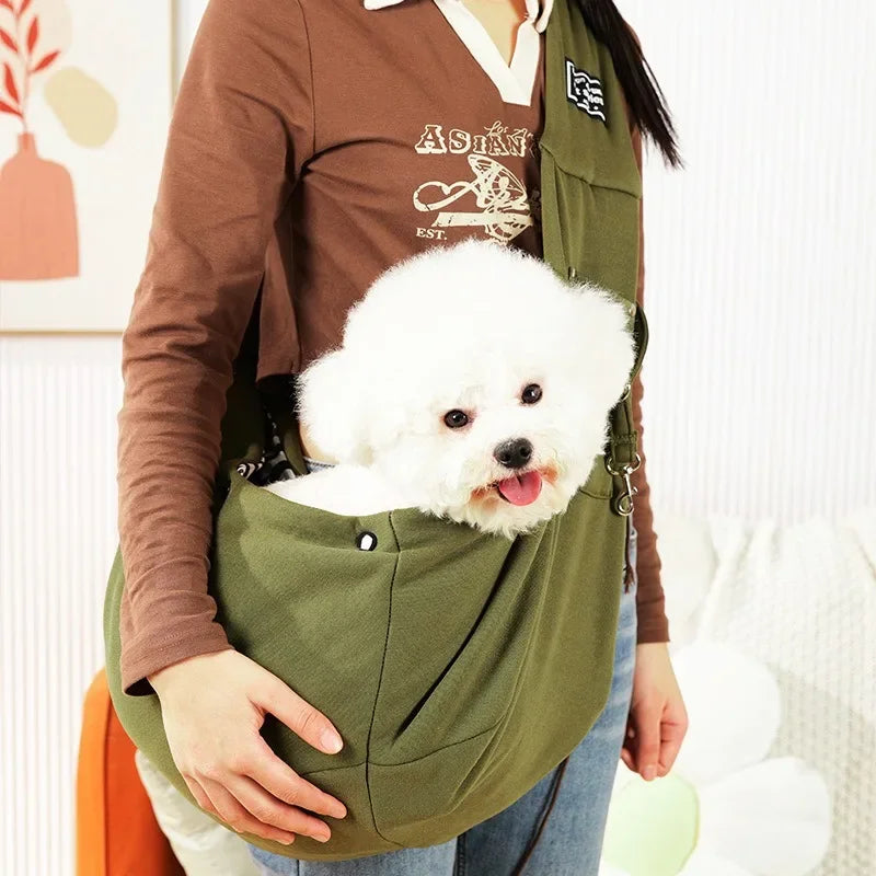 🧸 Bequeme Hundetasche – Komfortable Umhängetasche für kleine Hunde & Katzen bis 5 kg