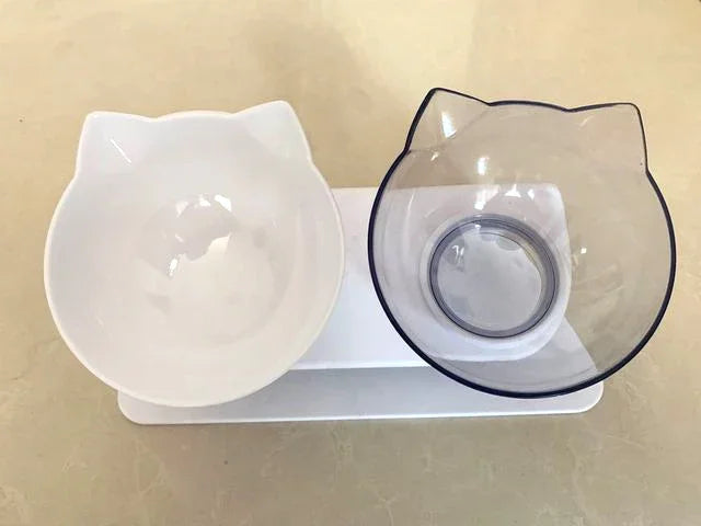 🥣 Doppelnapf mit Ständer – Rutschfeste Futterstation für Hunde & Katzen