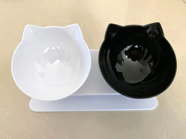 🥣 Doppelnapf mit Ständer – Rutschfeste Futterstation für Hunde & Katzen