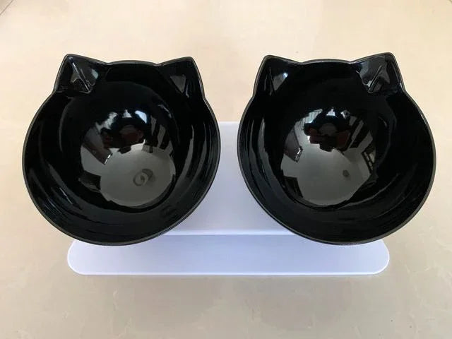 🥣 Doppelnapf mit Ständer – Rutschfeste Futterstation für Hunde & Katzen