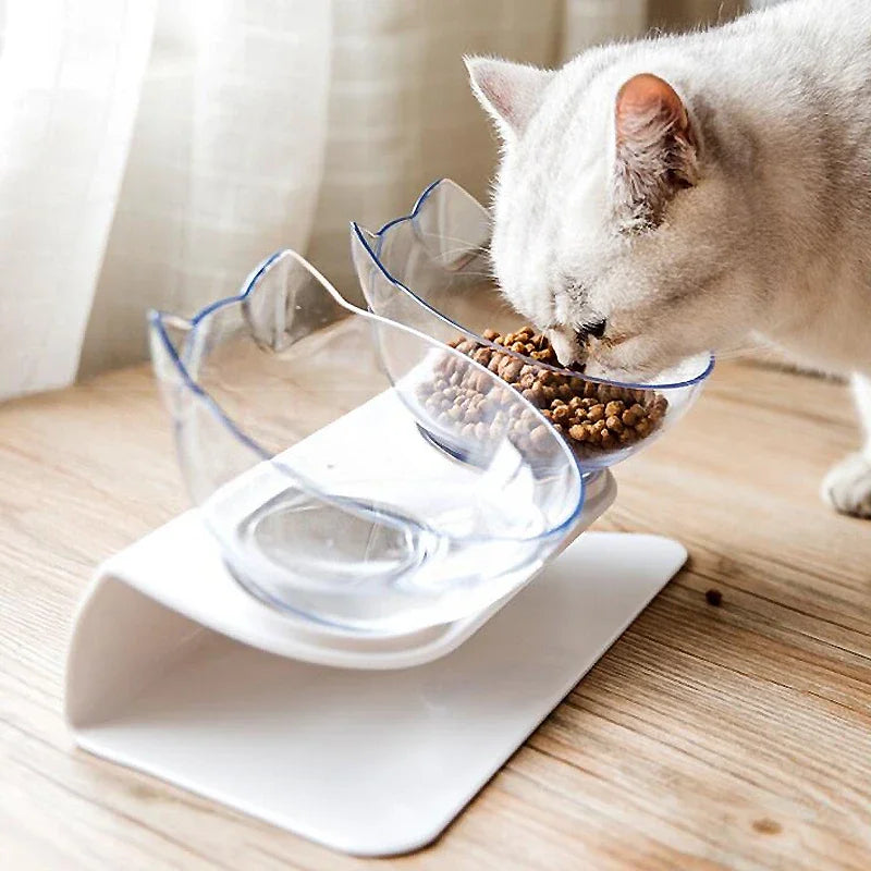 🥣 Doppelnapf mit Ständer – Rutschfeste Futterstation für Hunde & Katzen