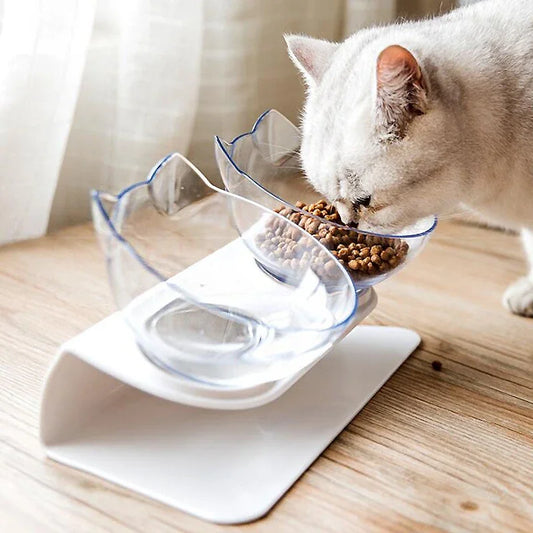 🥣 Doppelnapf mit Ständer – Rutschfeste Futterstation für Hunde & Katzen